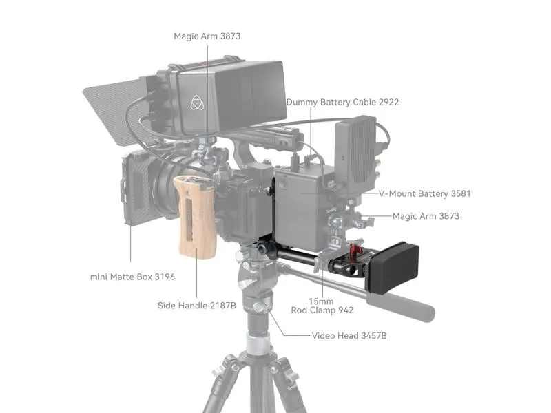Smallrig V-Mount-Akkuplatte Advanced Mounting System