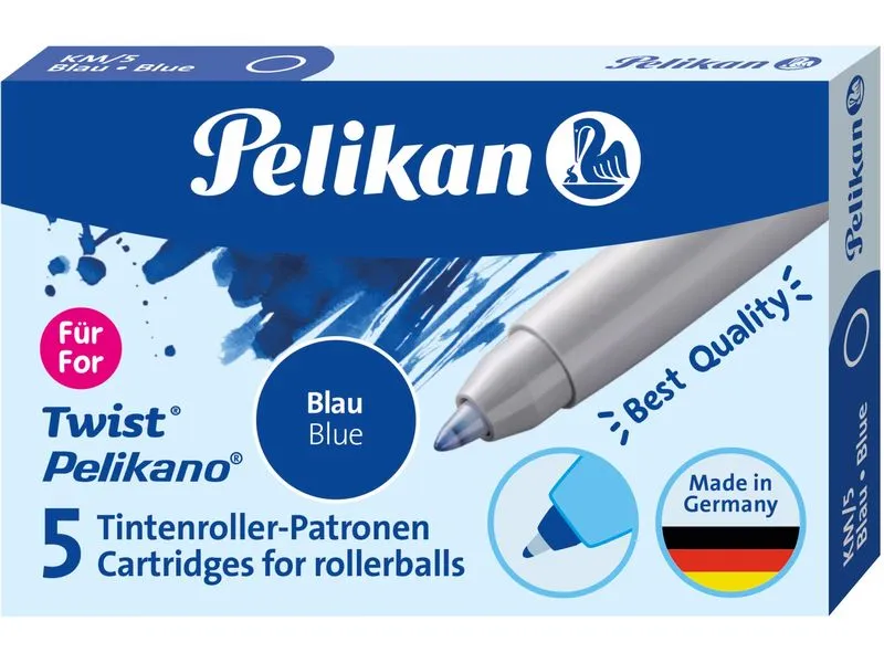 Pelikan Tintenpatrone Twist eco Blau, 5 Stück Pelikan Tintenpatrone Twist eco Blau, 5 Stück