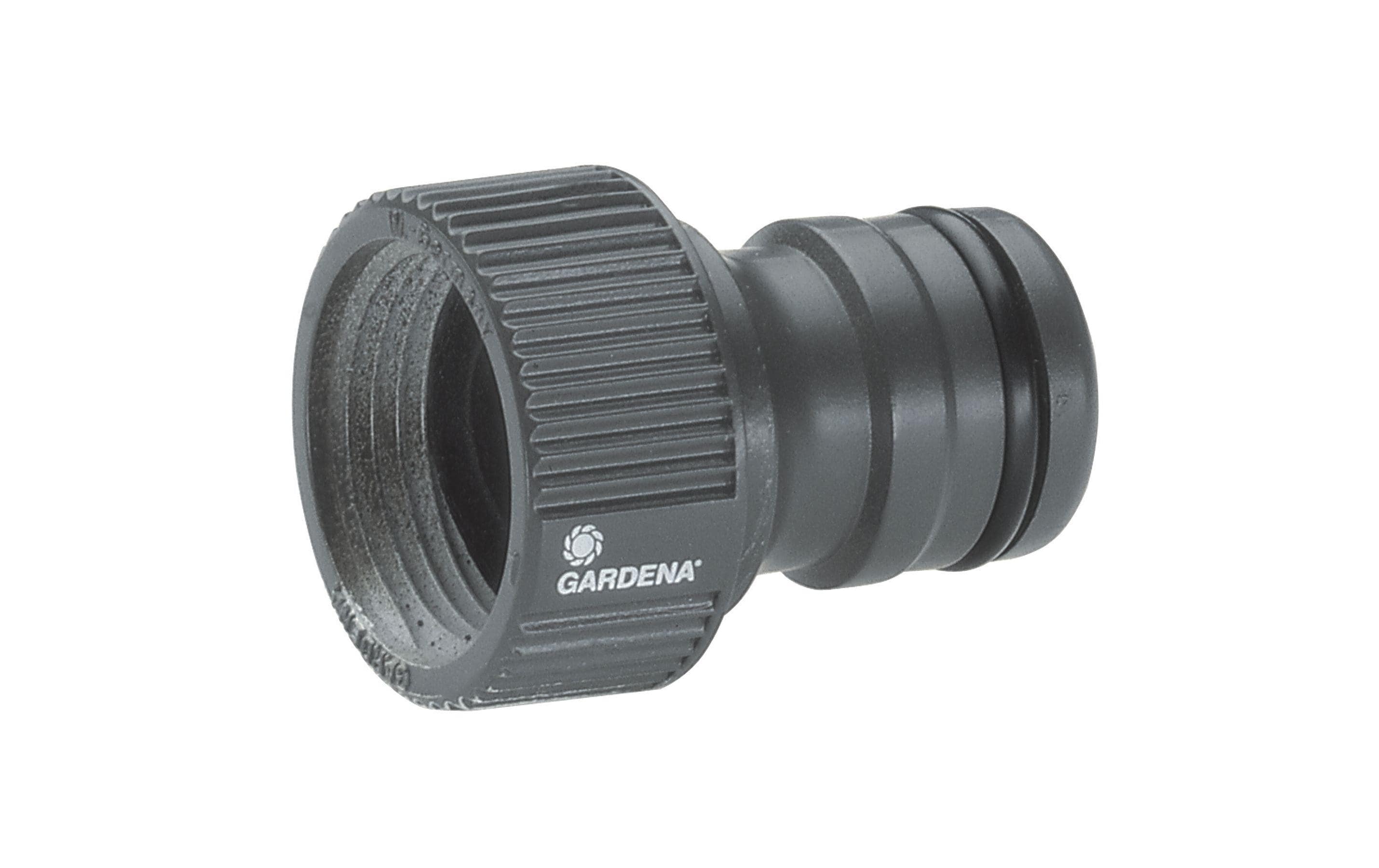 GARDENA Hahnverbinder 21 mm (G 1/2), Wasserhahn 26,5 mm (G 3/4) GARDENA Hahnverbinder 21 mm (G 1/2), Wasserhahn 26,5 mm (G 3/4)