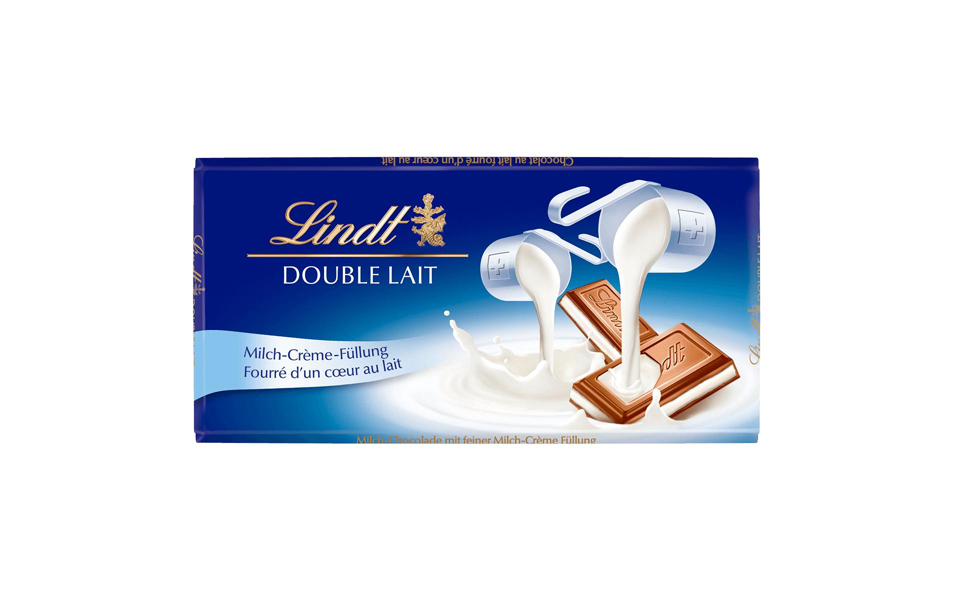 Lindt Tafelschokolade Double Lait 100 g