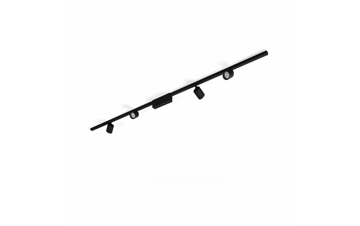 Philips Hue Perifo Basis-Set Deckenleuchte 4 Spots Schwarz Philips Hue Perifo Basis-Set Deckenleuchte 4 Spots Schwarz