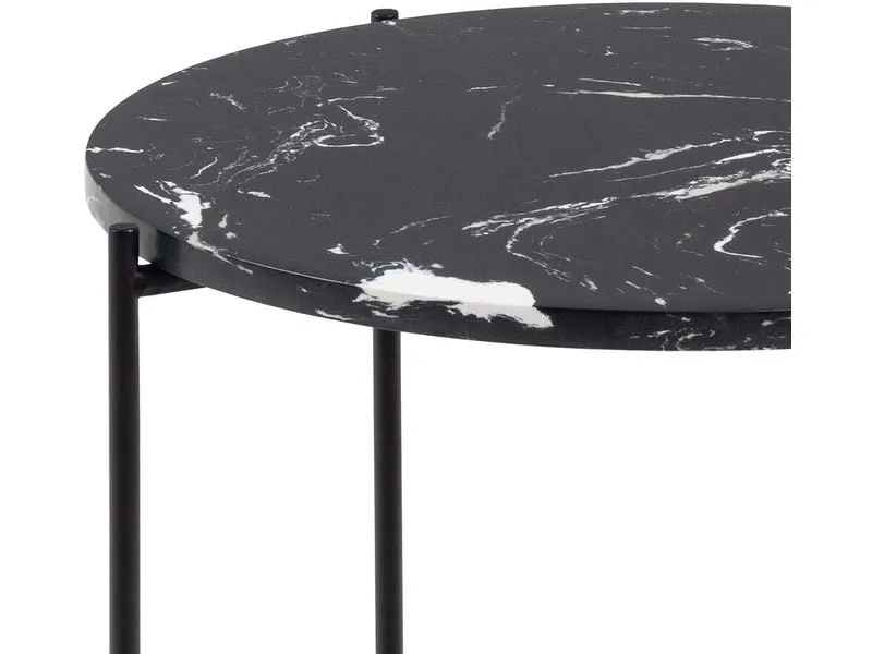 AC Design Couchtisch Avila Schwarz, Ø 42 x 45 cm AC Design Couchtisch Avila Schwarz, Ø 42 x 45 cm