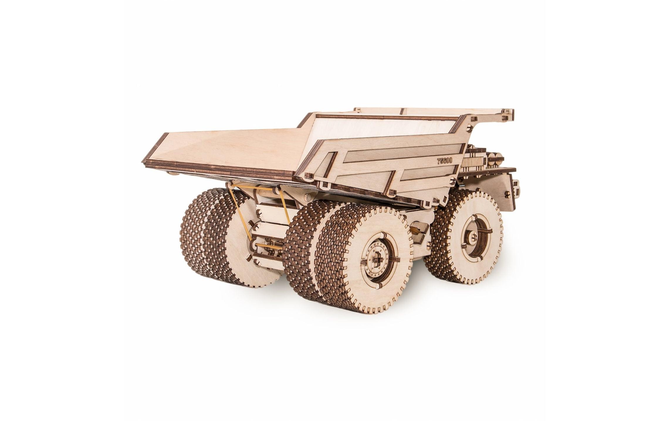 Eco-Wood-Art Bausatz Muldenkipper BELAZ 75600