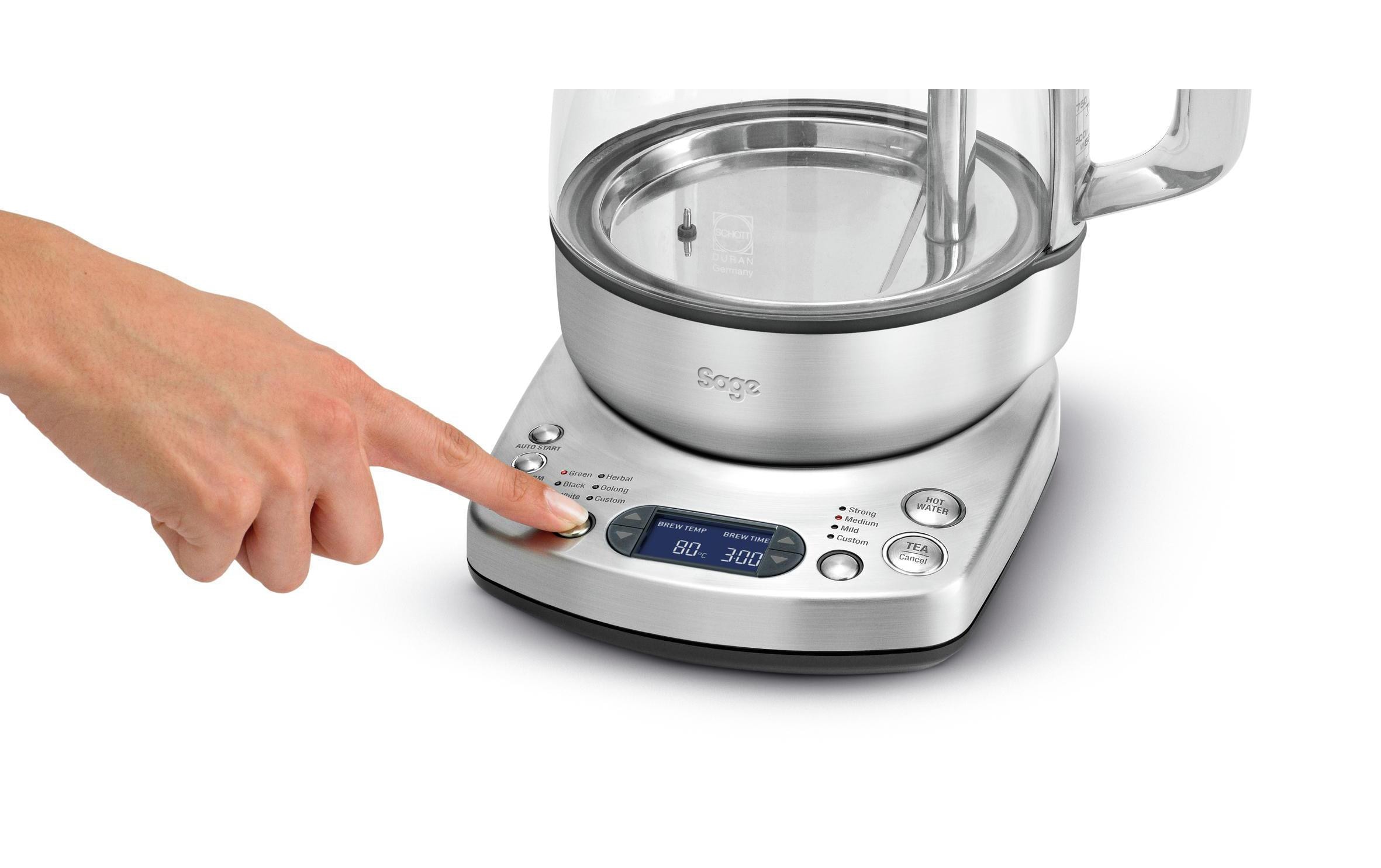 Sage Tee- und Wasserkocher Tea Maker Silber