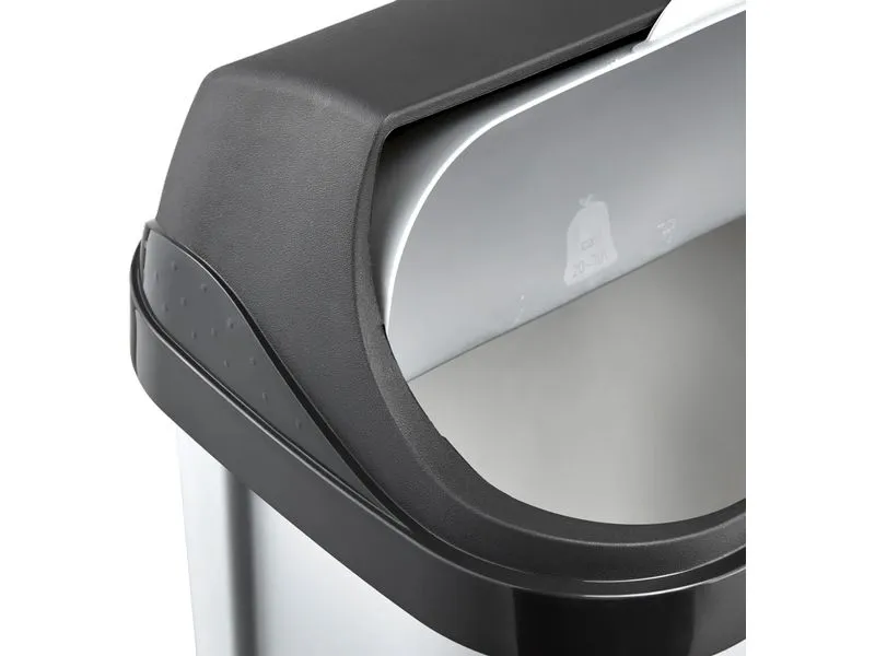 keeeper Abfalleimer Rasmus 10 l, Rolldeckel, light silver keeeper Abfalleimer Rasmus 10 l, Rolldeckel, light silver