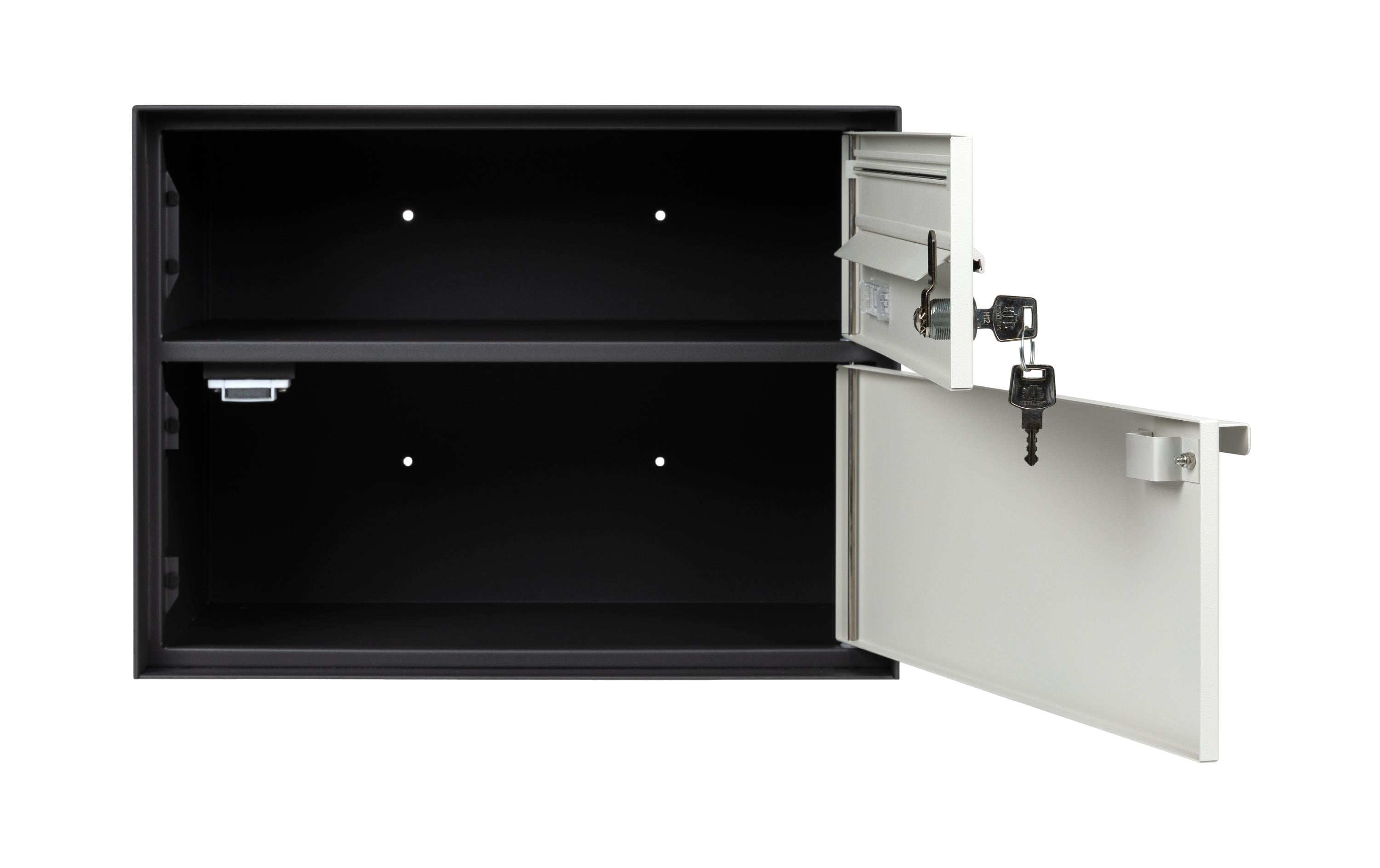 STRUCT Briefkasten Anthrazit/Hellgrau