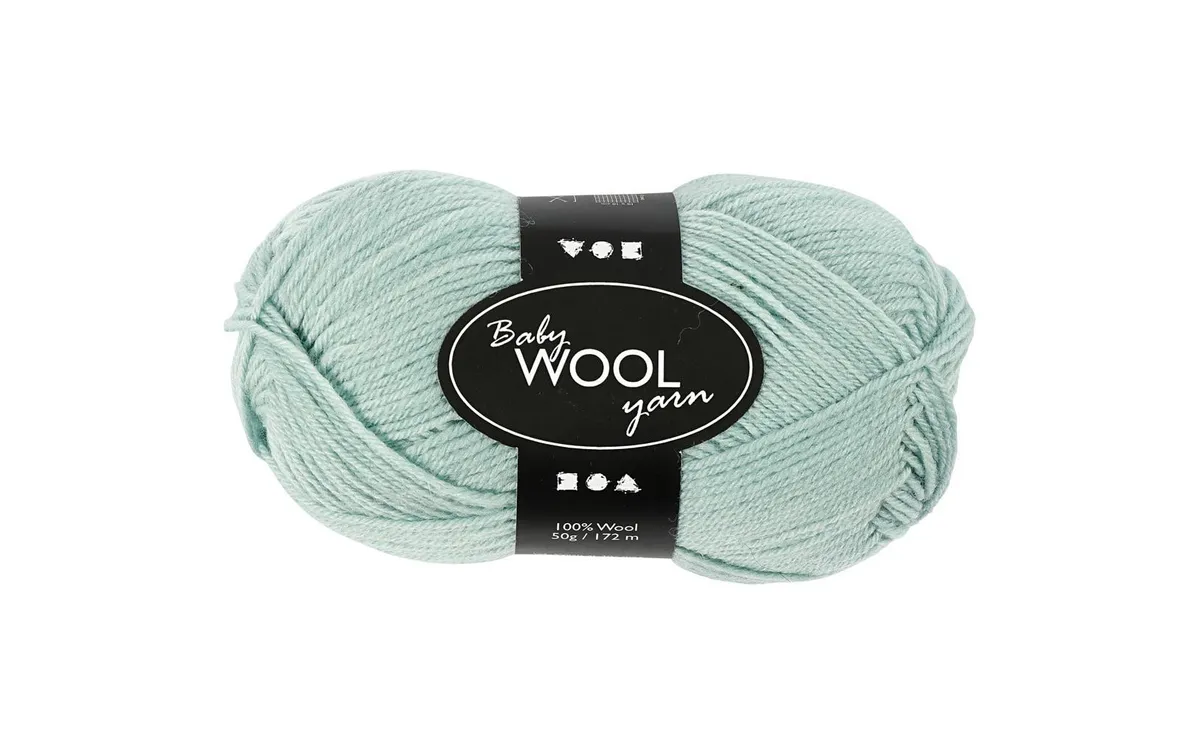 Creativ Company Wolle Babygarn Merino 50 g 14/4 Mint Creativ Company Wolle Babygarn Merino 50 g 14/4 Mint