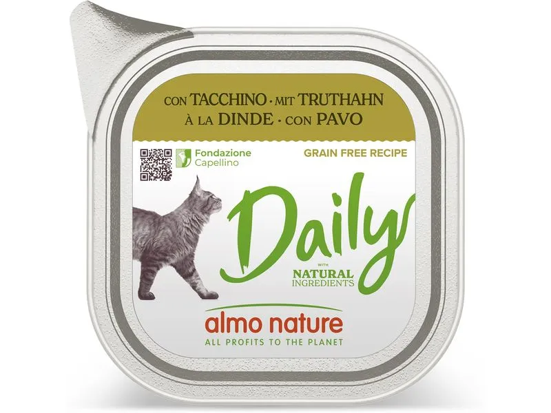 Almo Nature Nassfutter Daily mit Truthahn 100g Almo Nature Nassfutter Daily mit Truthahn 100g
