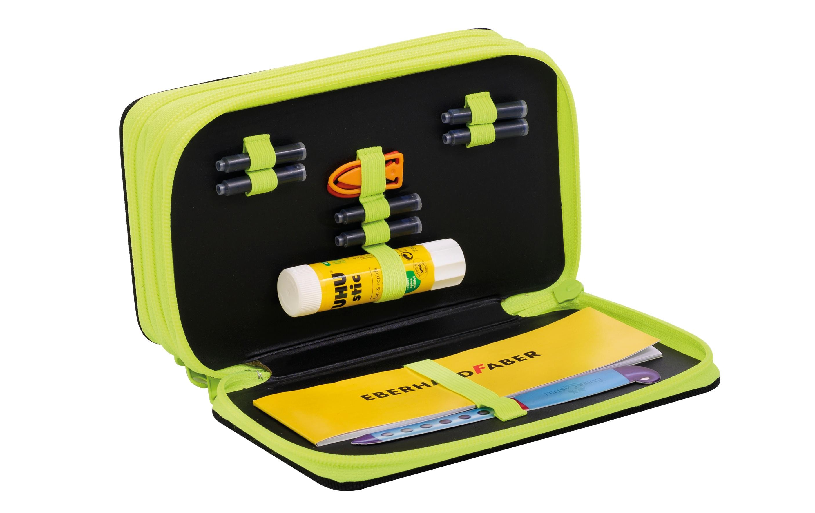 Eberhard Faber Etui Triple Racecar 36-teilig, Grün