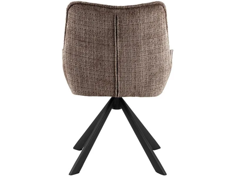 AC Design Stuhl Eddie 2 Stück, Braun