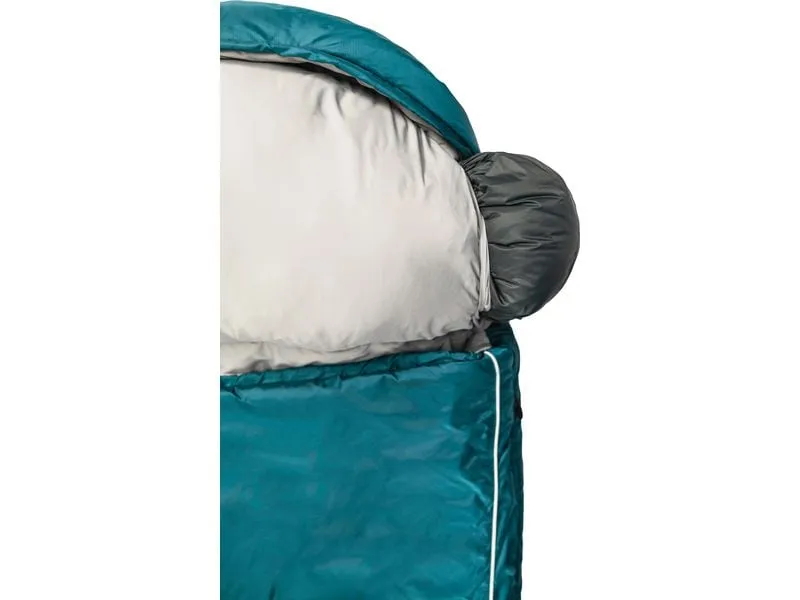 Grüezi Bag Schlafsack Wolle Camp Comfort 4 °C R 185 cm, Türkis
