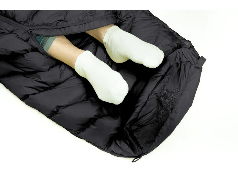 Grüezi Bag Schlafsack DownWool Extreme Light 2.0 8 °C 175 cm, Schwarz Grüezi Bag Schlafsack DownWool Extreme Light 2.0 8 °C 175 cm, Schwarz