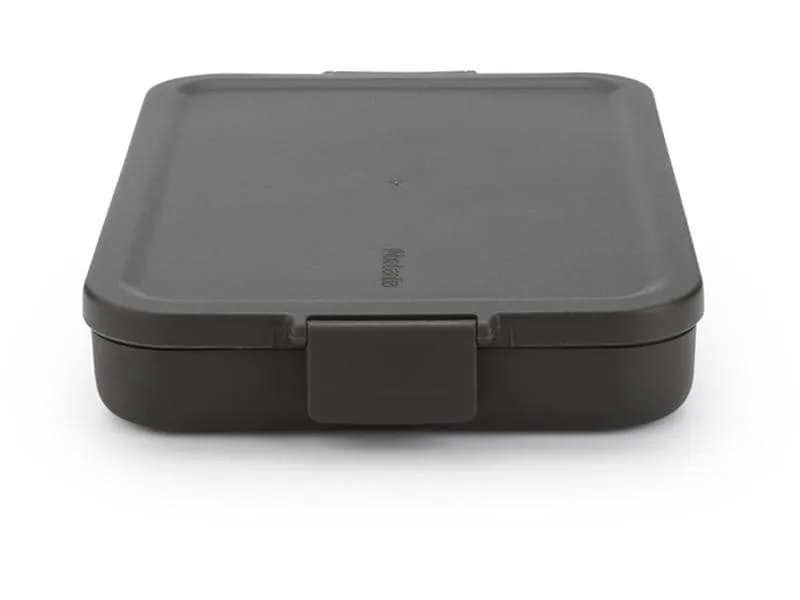Brabantia Lunchbox Make & Take 25.5 x 16.6 x 3.7 cm, Dunkelgrau Brabantia Lunchbox Make & Take 25.5 x 16.6 x 3.7 cm, Dunkelgrau
