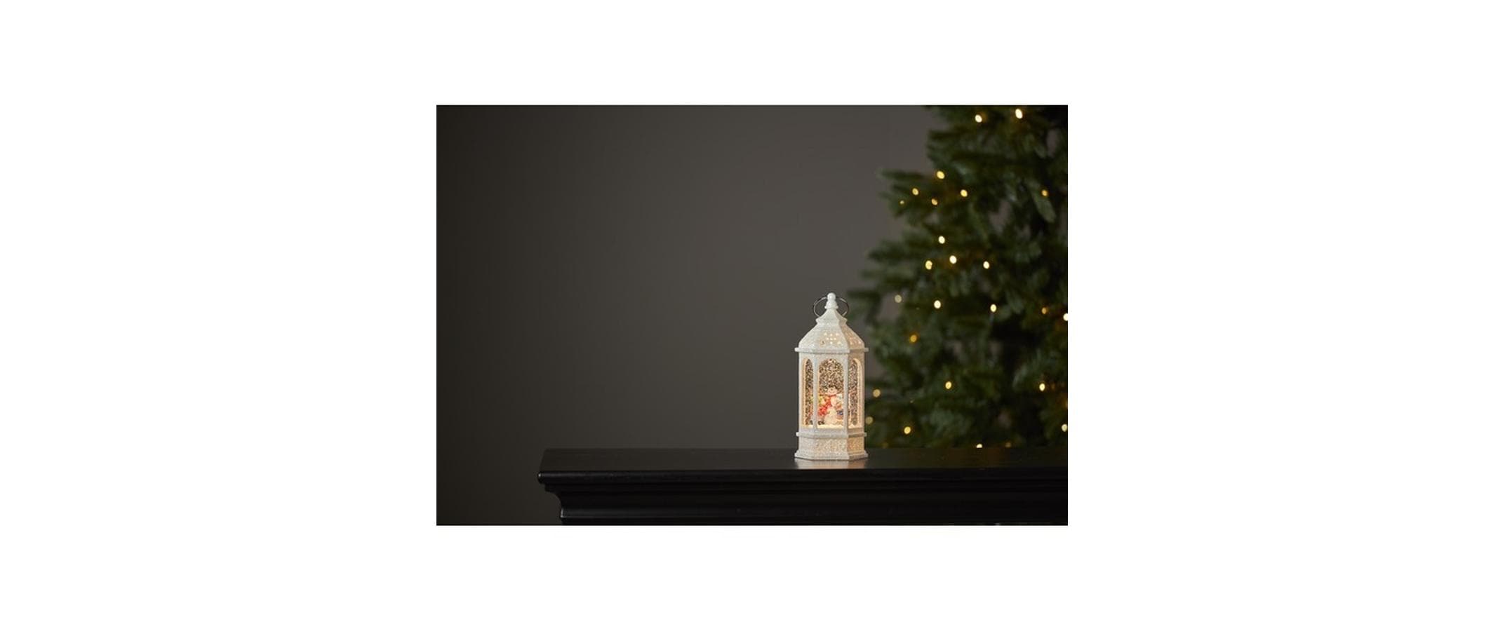 Star Trading Laterne mit dem Schneemann, 23 cm, Weiss Star Trading Laterne mit dem Schneemann, 23 cm, Weiss