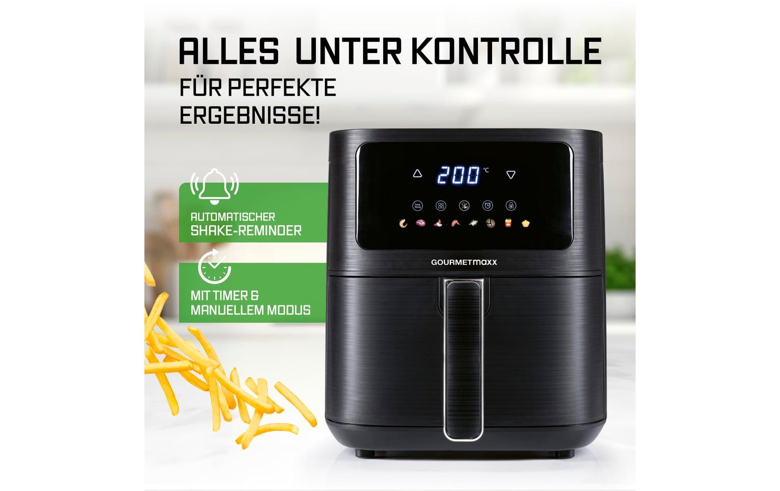GOURMETmaxx Heissluft-Fritteuse AirGenius S 4.5 l