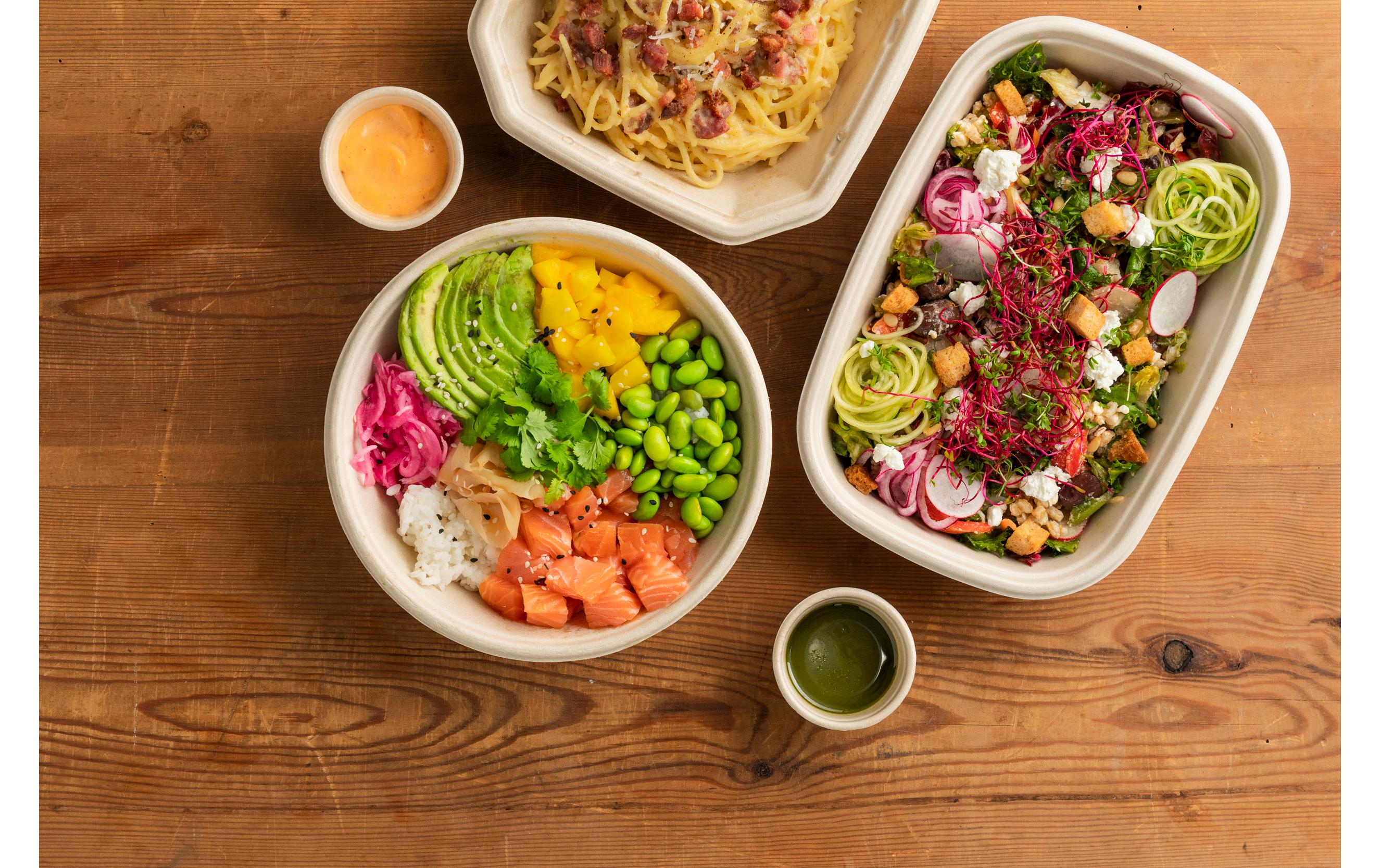 BioPak Einweg-Schale 600 ml Braun ungeteilt, 40 Stück