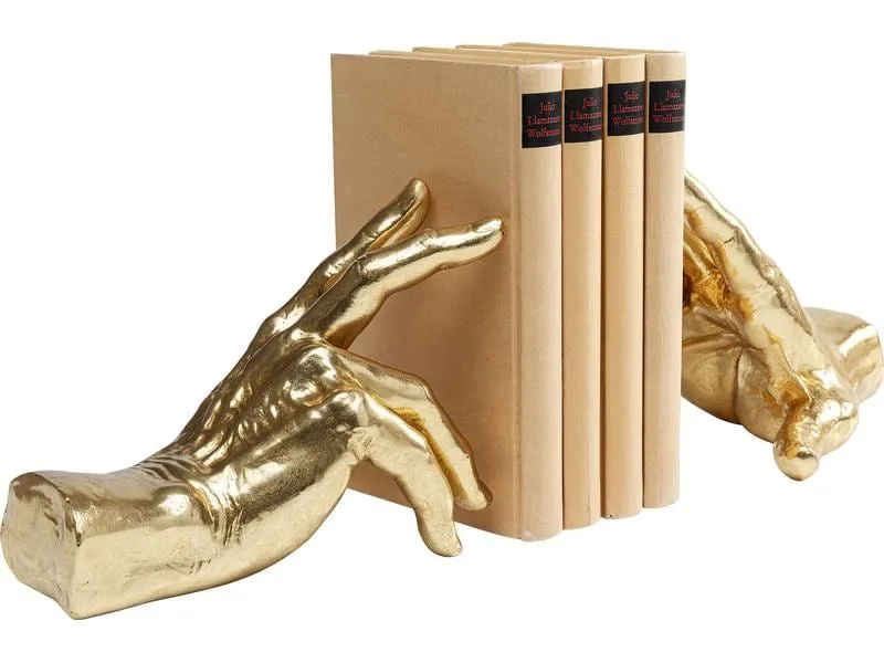 Kare Buchstütze Fingers Gold Kare Buchstütze Fingers Gold