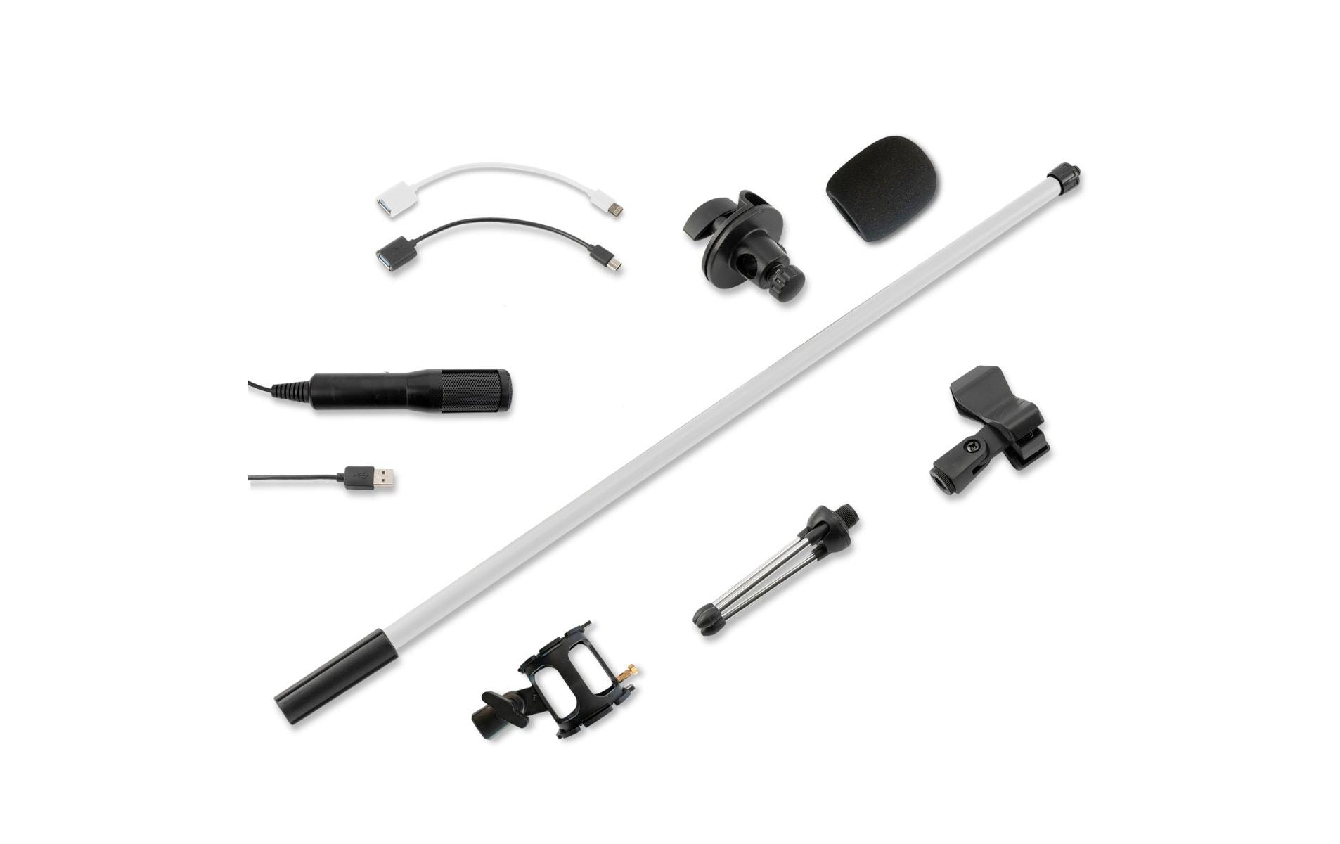 4smarts Mikrofon und Schwenkarm Streaming Set