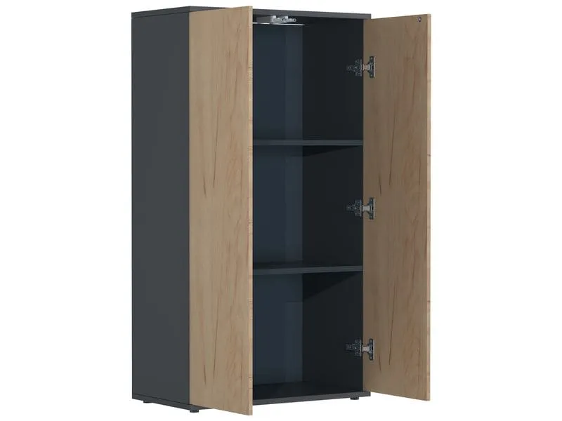 VCM Kommode Dalosa 60 x 108 cm, Braun/Grau VCM Kommode Dalosa 60 x 108 cm, Braun/Grau