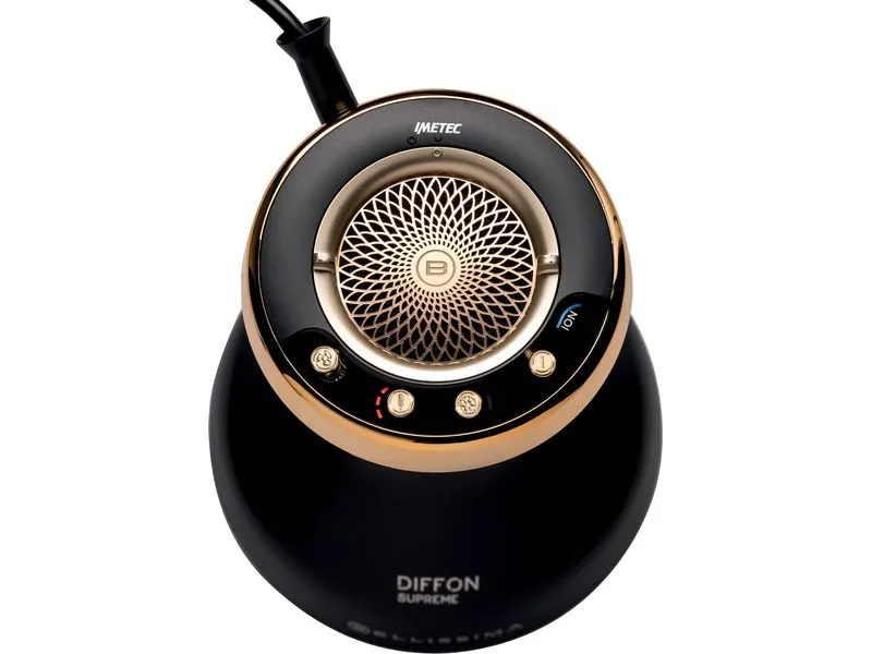 Bellissima Lockenwickler Diffon Schwarz/Gold