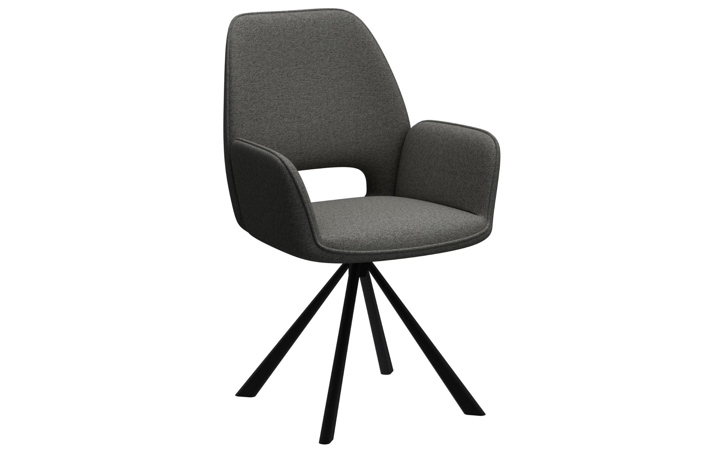 AC Design Stuhl Graham 2 Stück, Dunkelgrau