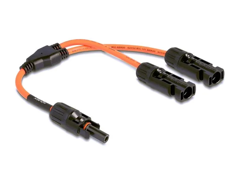 Delock Splitter Kabel DL4 1x Buchse zu 2x Stecker 4 mm², 30 cm Delock Splitter Kabel DL4 1x Buchse zu 2x Stecker 4 mm², 30 cm