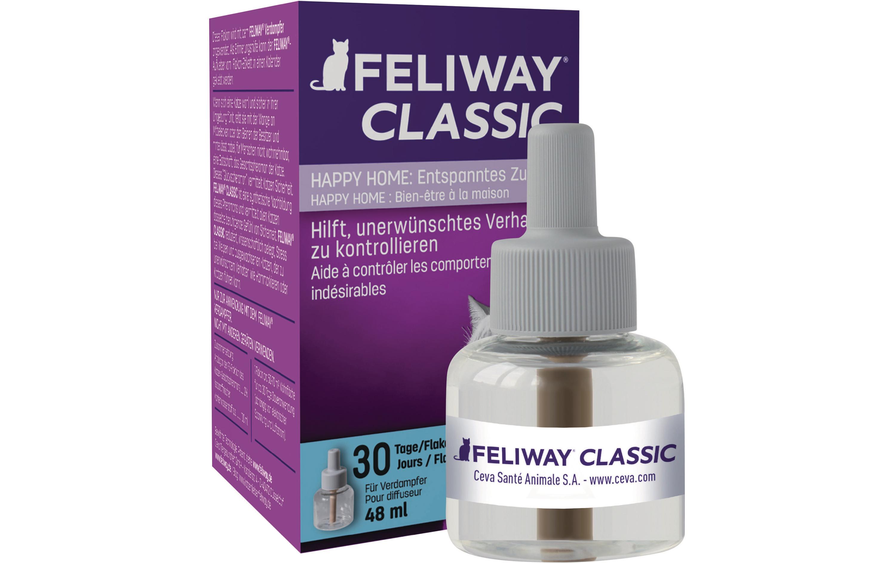 Feliway Wohlbefinden Classic Nachfüllflakon, 48 ml Feliway Wohlbefinden Classic Nachfüllflakon, 48 ml