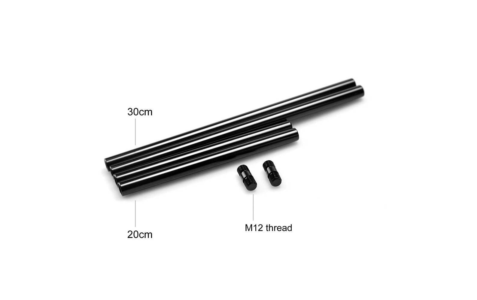 Smallrig 15 mm Aluminium Rod (4 Stück) inkl. Rod-Schrauben (M12)