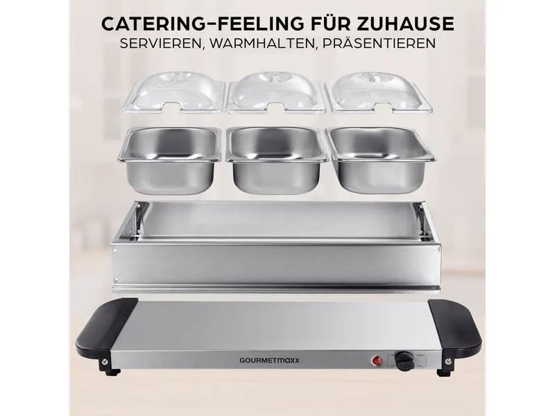 GOURMETmaxx Buffetwärmer 200 W