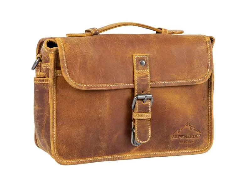Alpenleder Kamera-Tasche Presse Beige Alpenleder Kamera-Tasche Presse Beige