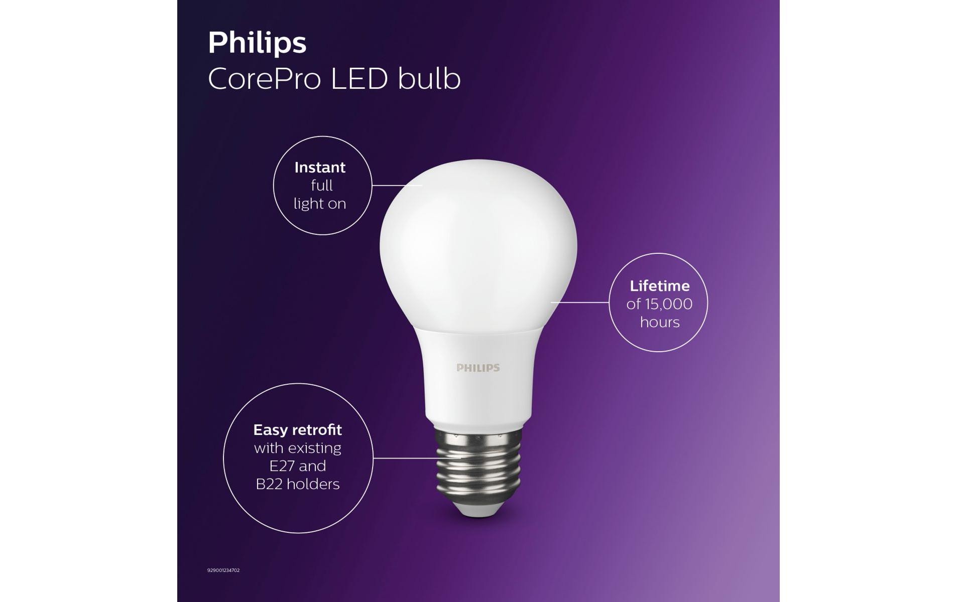 Philips Professional Lampe CorePro LEDbulb ND 4.9-40W A60 E27 827