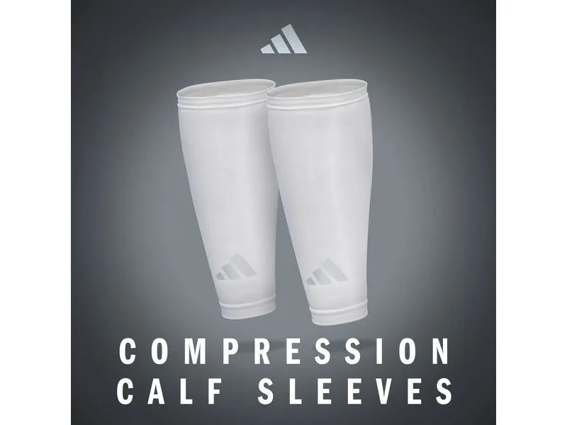 adidas Compression Calf Sleeves Weiss, L-XL adidas Compression Calf Sleeves Weiss, L-XL