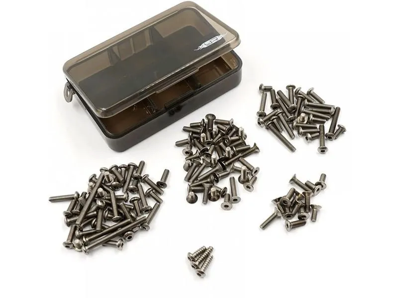 Yeah Racing Schraubenbox Titanium Tamiya BBX / BB-01 Yeah Racing Schraubenbox Titanium Tamiya BBX / BB-01