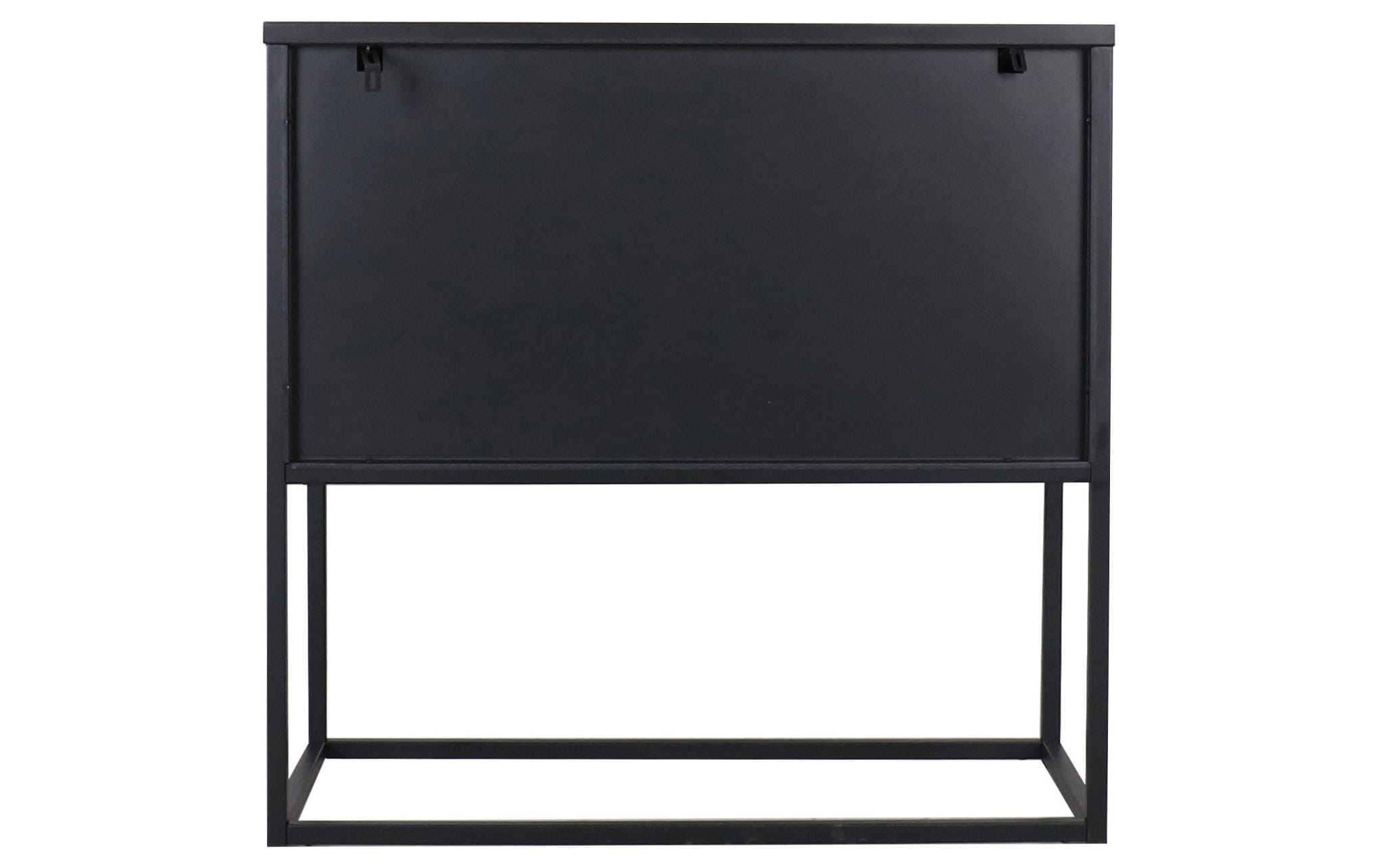 AC Design Kommode Newton 82 x 40 x 80 cm, Schwarz