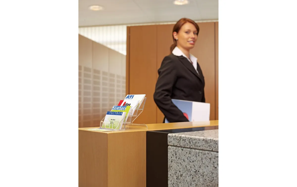 DURABLE Visitenkartenhalter Business Card Display Box DURABLE Visitenkartenhalter Business Card Display Box