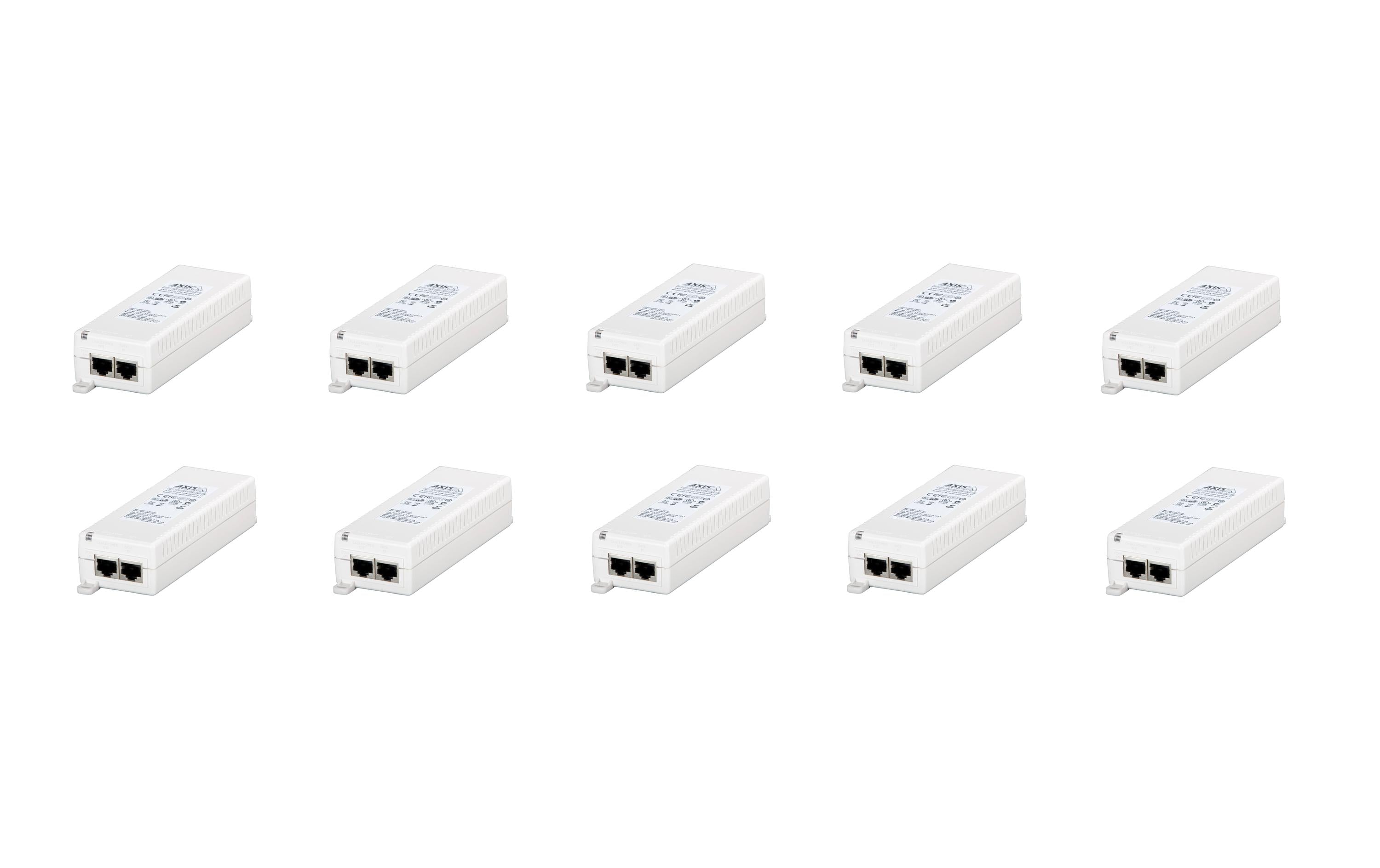 Axis PoE Injector T8120 15 W Indoor 10 Stück Axis PoE Injector T8120 15 W Indoor 10 Stück