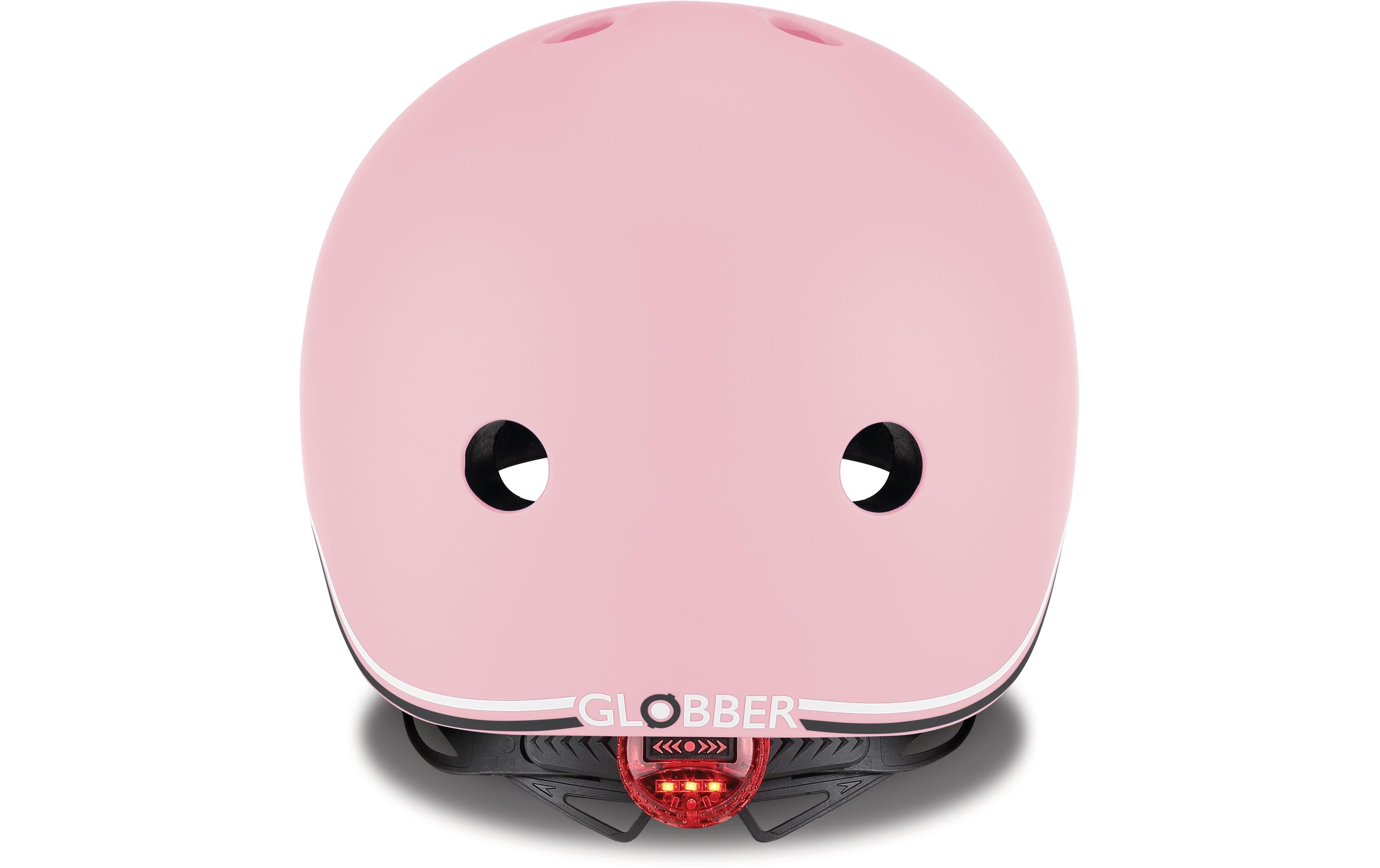 GLOBBER Helm Go Up Lights XXS/XS Pastelpink