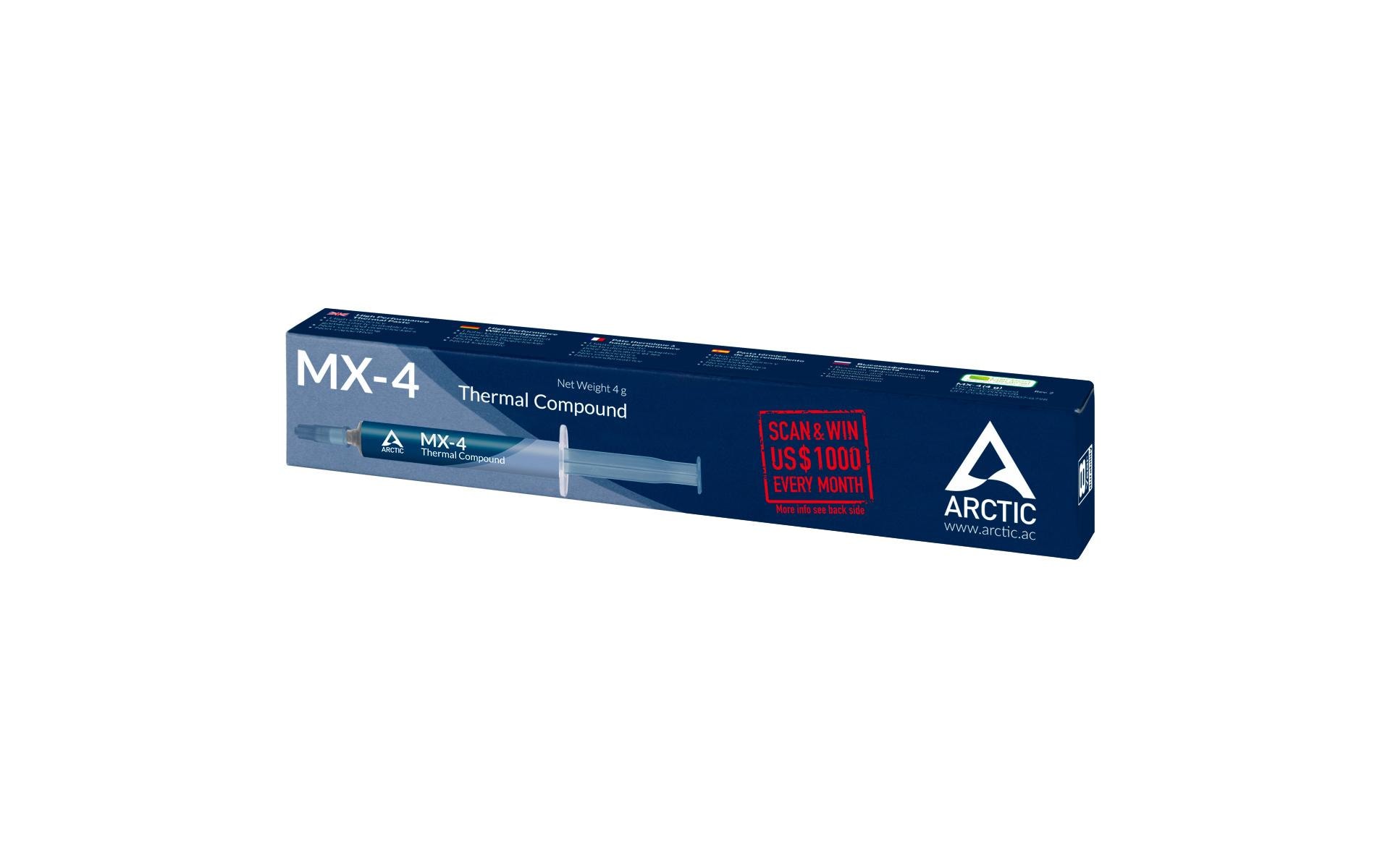 Arctic Cooling Wärmeleitpaste MX-4 4 g Arctic Cooling Wärmeleitpaste MX-4 4 g