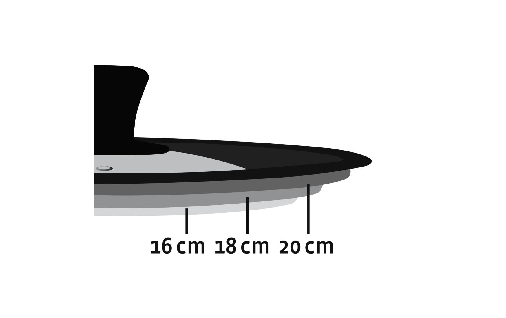 Xavax Universaldeckel für Töpfe und Pfannen 16 - 20 cm