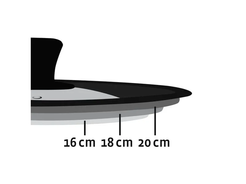 Xavax Universaldeckel für Töpfe und Pfannen 16 - 20 cm Xavax Universaldeckel für Töpfe und Pfannen 16 - 20 cm