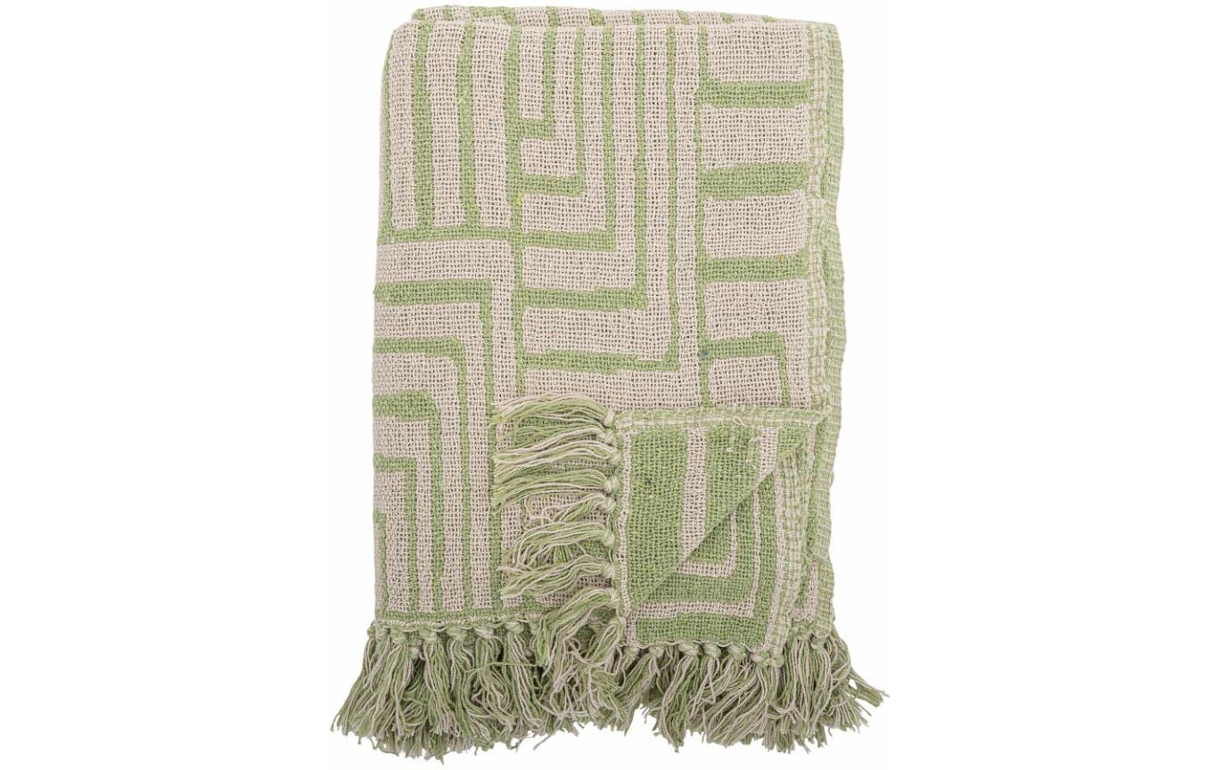 Bloomingville Tagesdecke Velva, 155 x 130 cm, Grün