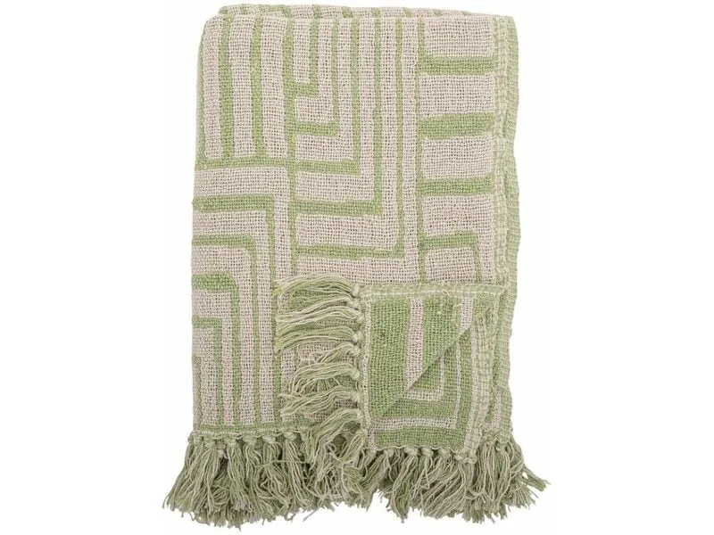 Bloomingville Tagesdecke Velva, 155 x 130 cm, Grün Bloomingville Tagesdecke Velva, 155 x 130 cm, Grün