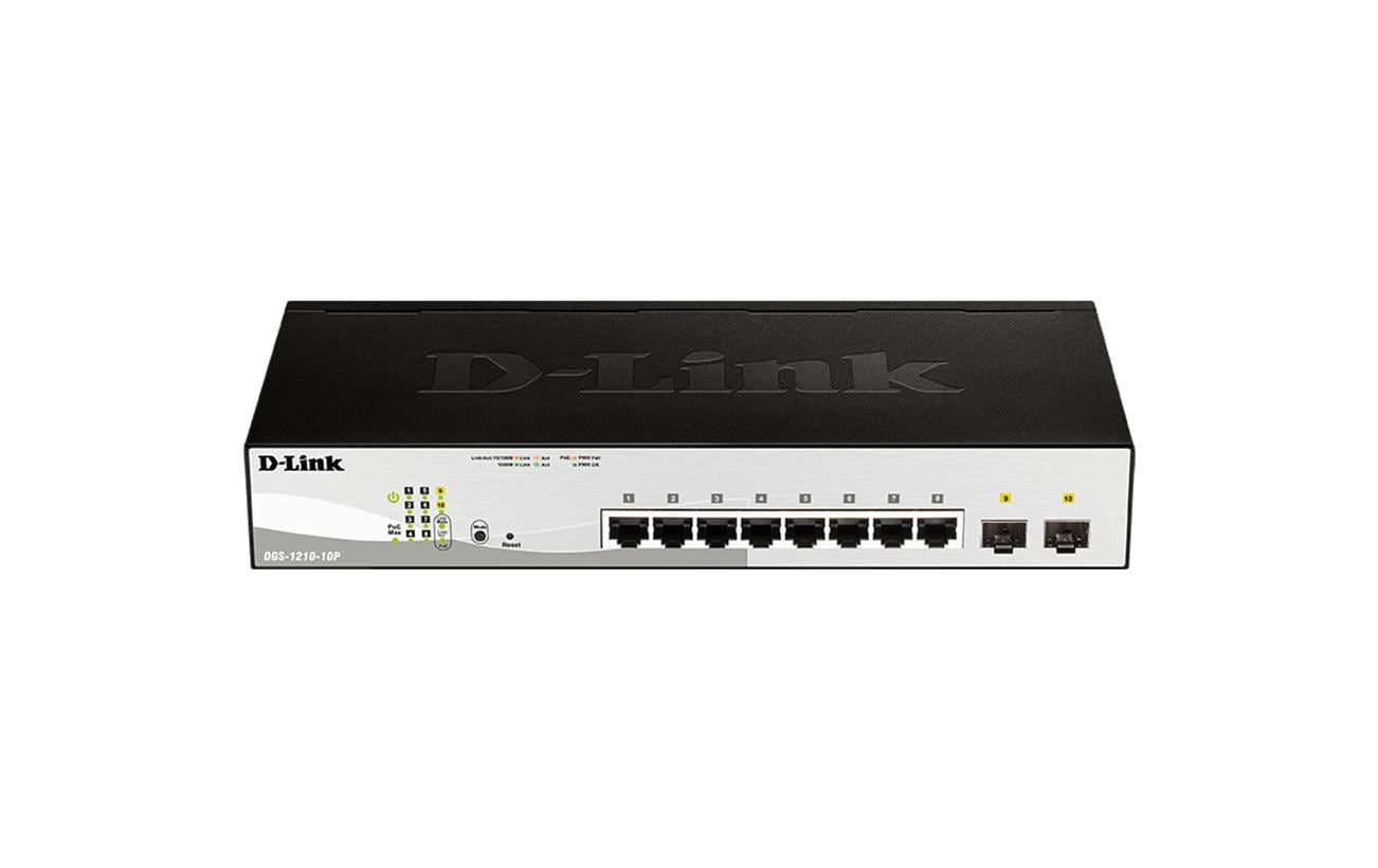 D-Link PoE Switch DGS-1210-10P 10 Port