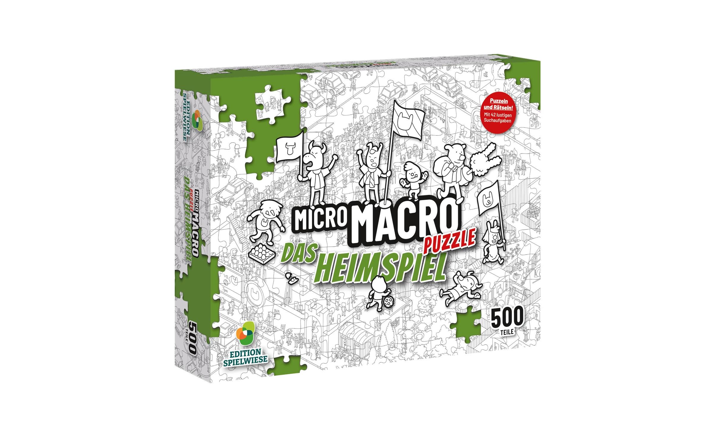 Edition Spielwiese MicroMacro Puzzle 2: Das Heimspiel 500 Teile (d)