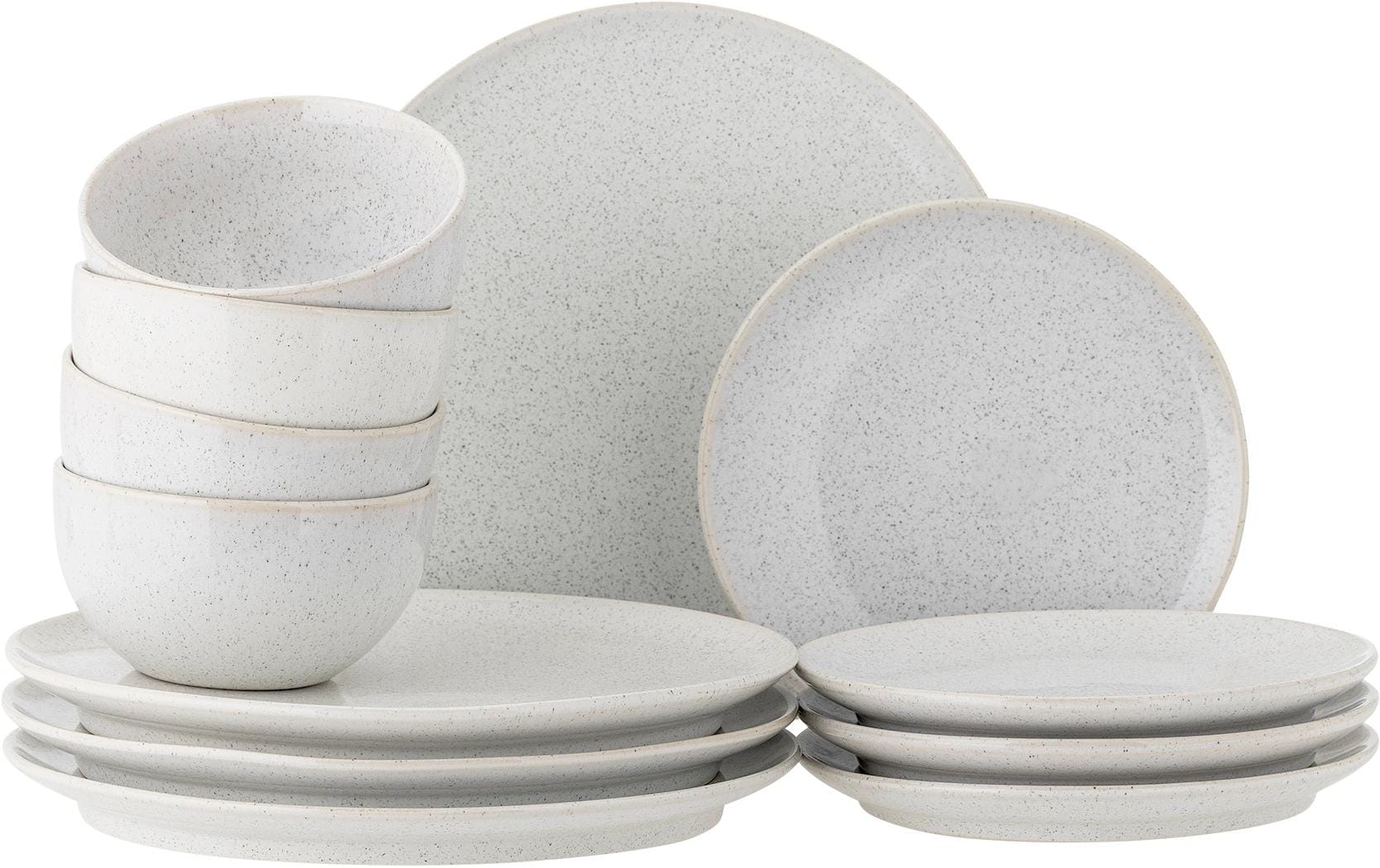 Bloomingville Speise-Service Addison 12-teilig, Weiss