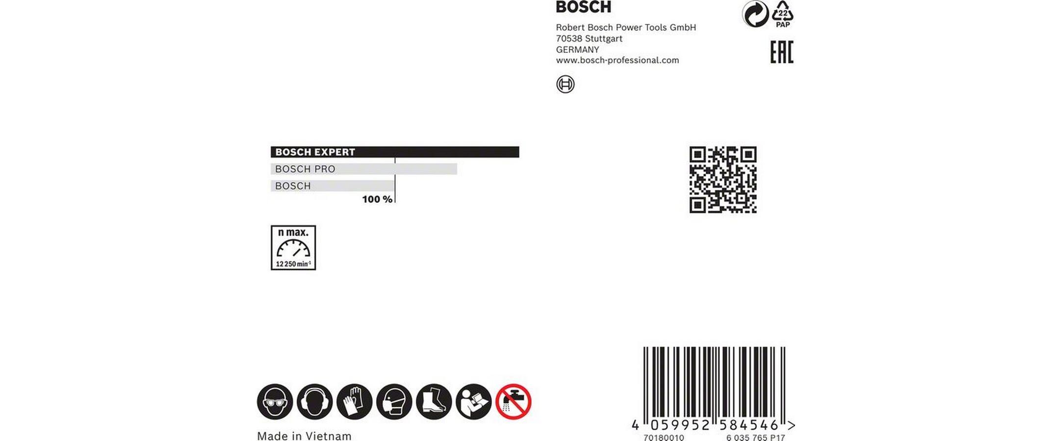 Bosch Professional Diamanttrennscheibe Expert Diamond Pipe Cut Wheel, 125 mm