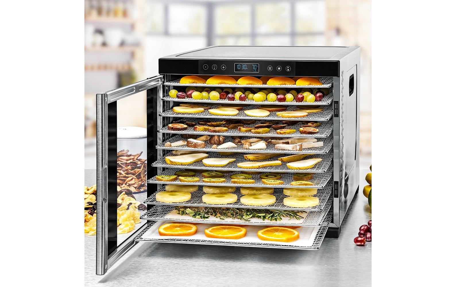 Rommelsbacher Dörrgerät DA 1050 Edelstahl/Schwarz