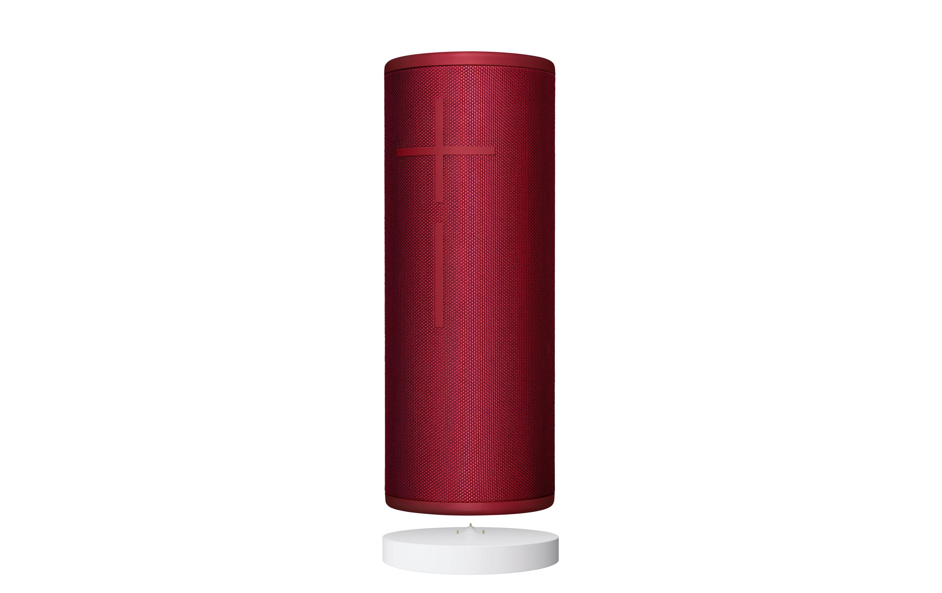 Ultimate Ears Bluetooth Speaker MEGABOOM 3 Power Up Bundle Sunset Red