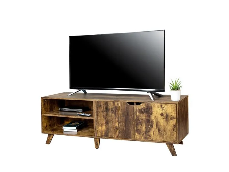 relaxdays TV-Möbel Vintage Style 140 cm, Braun 60 Zoll relaxdays TV-Möbel Vintage Style 140 cm, Braun 60 Zoll
