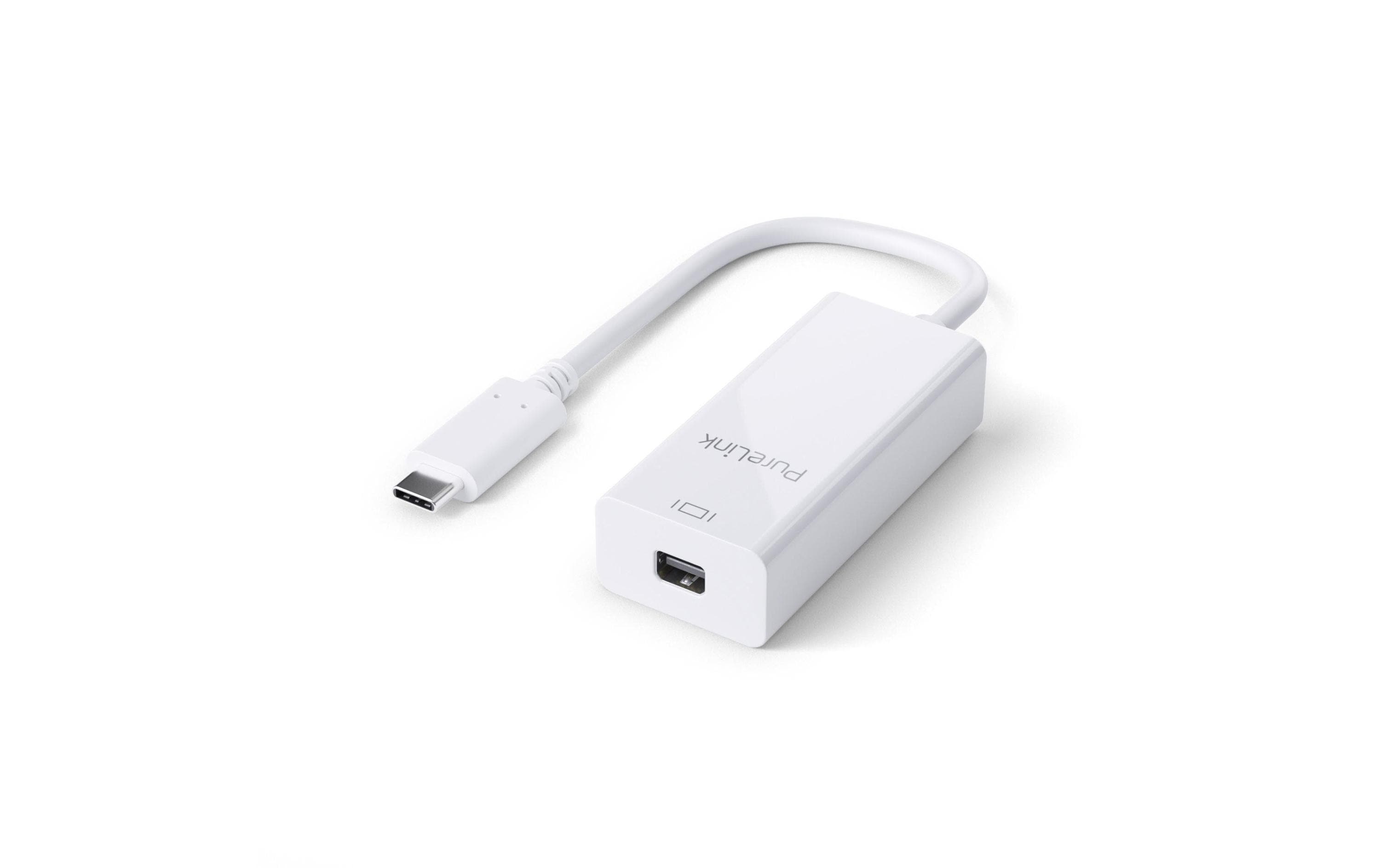 PureLink Adapter IS210 4K/60Hz USB Type-C – Mini-DisplayPort, Weiss